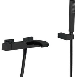 Bateria wannowa Tres Cuadro Exclusive kaskada czarny mat 0071700203NM