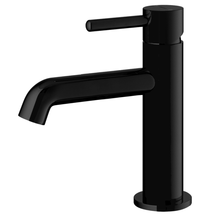 Bateria umywalkowa sztorcowa Omnires czarny mat Y1210NBL