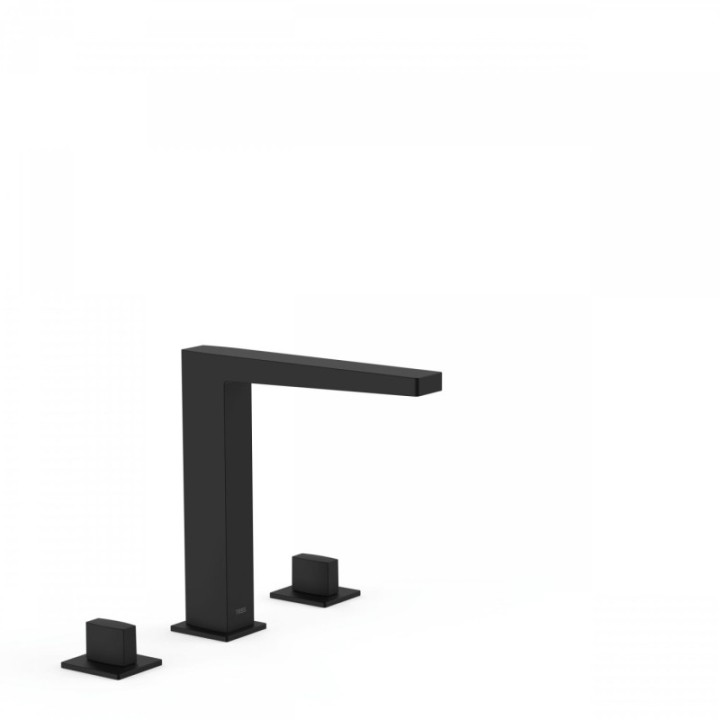 Bateria umywalkowa nablatowa Tres Slim Exclusive czarny mat. 20210501NM