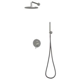 Zestaw natryskowy podtynkowy Omnires Y deszczownica 25cm nikel SYSY16NI