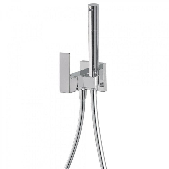 Bateria podtynkowa do bidetu lub WC TRES CUADRO-TRES chrom 00612301