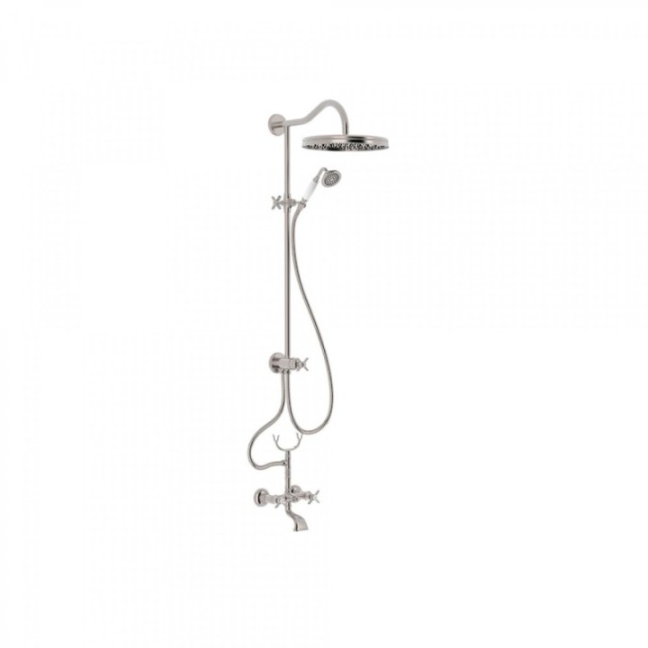 Zestaw natryskowy TRES CLASIC stal 24217602AC