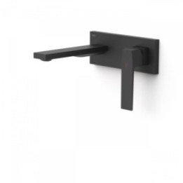 Bateria podtynkowa umywalkowa Tres Slim Exclusive czarny mat. 20230011NM