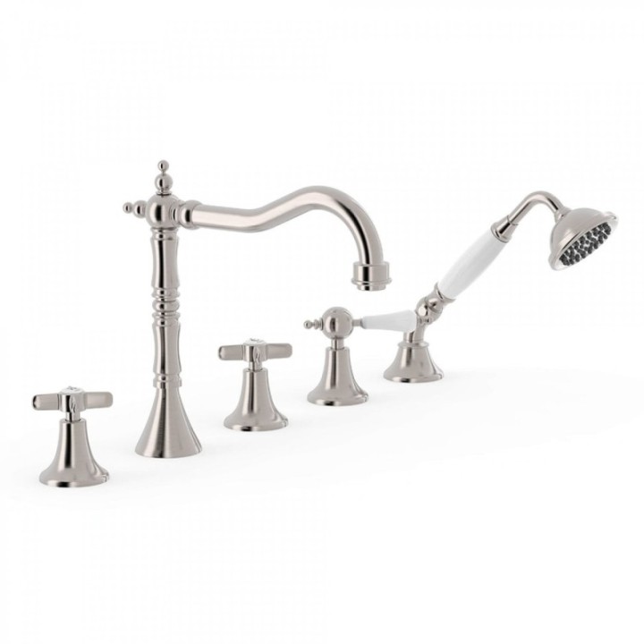 Bateria wannowa czterootworowa TRES CLASIC stal 24214601AC