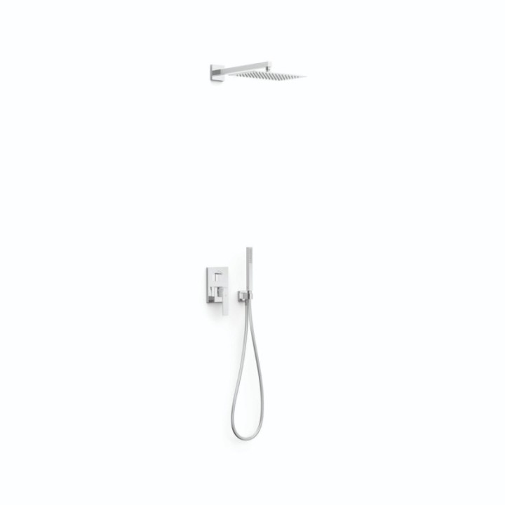 Zestaw natryskowy Tres Slim Exclusive z baterią podtynkową Rapid-Box chrom 20228004