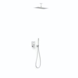 Zestaw natryskowy Tres Slim Exclusive z baterią podtynkową Rapid-Box chrom 20228003