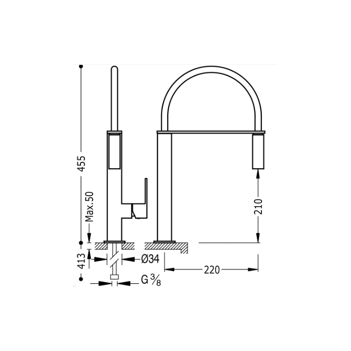 Bateria kuchenna TRES CUADRO TRES biały mat 00648701BM
