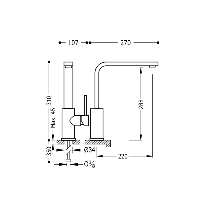 Bateria kuchenna TRES COCINA EXCLUSIVE czarny mat 062435NM