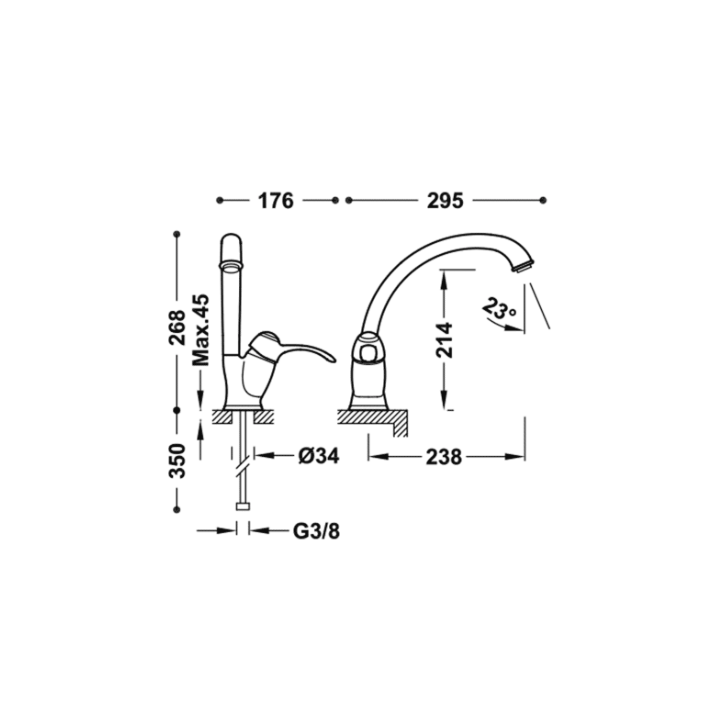 Bateria kuchenna TRES CLASIC złota 24244101OR