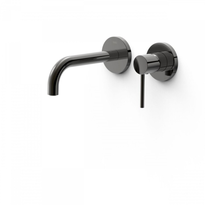 Bateria podtynkowa umywalkowa Tres Study Exclusive wylewka 177mm czarny metalik 26230001KM