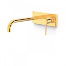 Bateria podtynkowa umywalkowa Tres Study Exclusive wylewka 240mm złoty 26230012OR