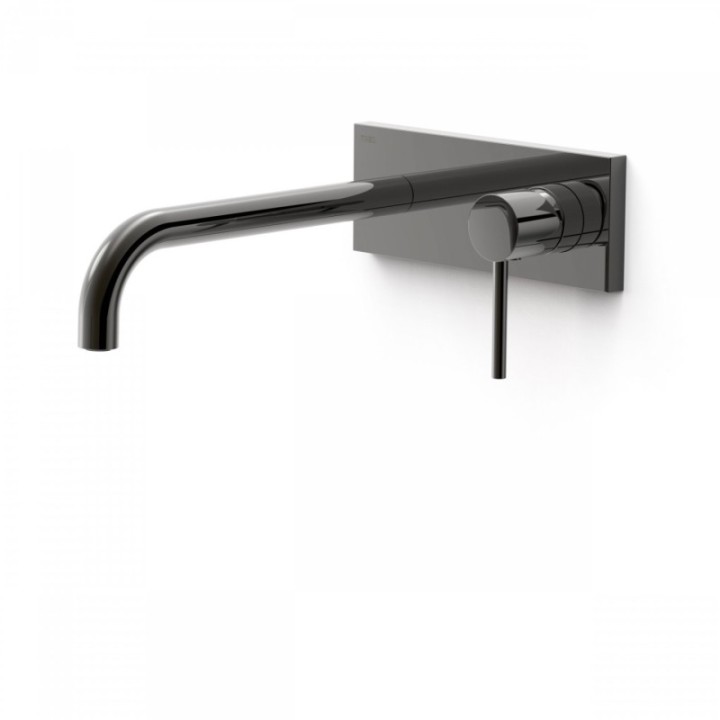 Bateria podtynkowa umywalkowa Tres Study Exclusive wylewka 240mm czarny metalik 26230012KM