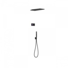 Zestaw prysznicowy TRES SHOWER TECHNOLOGY czarny/czarny mat 09288551NM