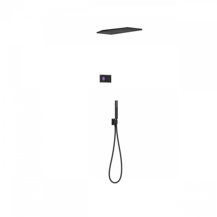 Zestaw prysznicowy TRES SHOWER TECHNOLOGY czarny/czarny mat 09288551NM