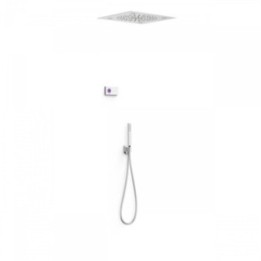 Zestaw prysznicowy TRES SHOWER TECHNOLOGY biały/chrom 09286562