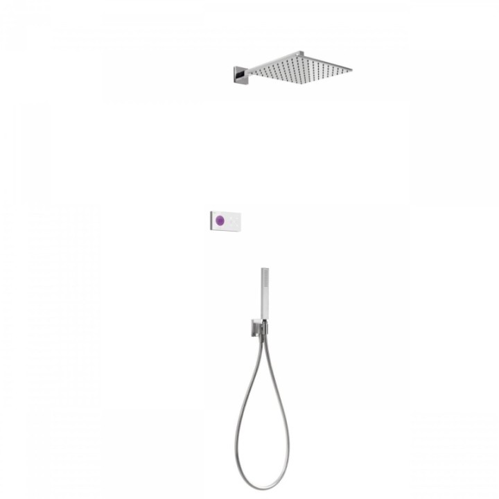 Zestaw prysznicowy TRES SHOWER TECHNOLOGY biały/chrom 09286563