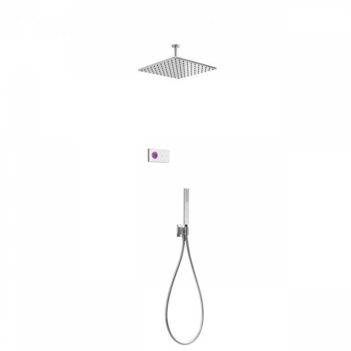 Zestaw prysznicowy TRES SHOWER TECHNOLOGY biały/chrom 09286564