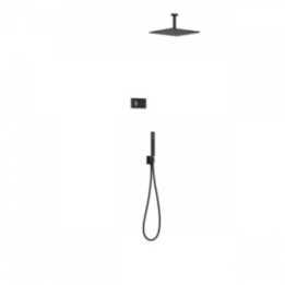 Zestaw prysznicowy TRES SHOWER TECHNOLOGY czarny/czarny mat 09288564NM