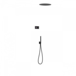 Zestaw prysznicowy TRES SHOWER TECHNOLOGY czarny mat/czarny 09288555NM