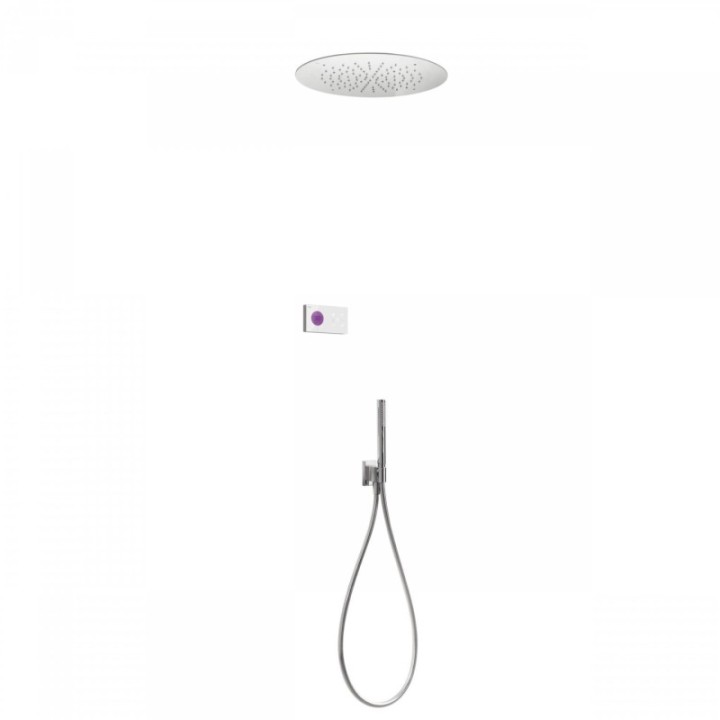 Zestaw prysznicowy TRES SHOWER TECHNOLOGY chrom/biały 09286557
