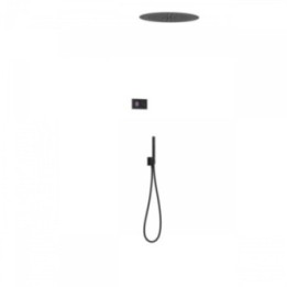 Zestaw prysznicowy TRES SHOWER TECHNOLOGY czarny mat/czarny 09288557NM