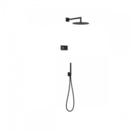 Zestaw prysznicowy TRES SHOWER TECHNOLOGY czarny mat/czarny 09288558NM