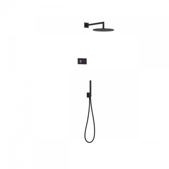 Zestaw prysznicowy TRES SHOWER TECHNOLOGY czarny mat/czarny 09288558NM