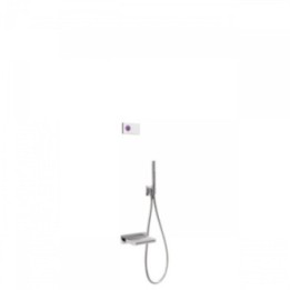 Zestaw nawannowy TRES SHOWER TECHNOLOGY chrom/biały 09286556