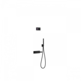 Zestaw nawannowy TRES SHOWER TECHNOLOGY czarny mat/czarny 09288556NM