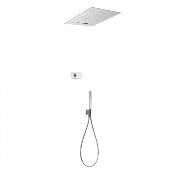 Zestaw prysznicowy TRES SHOWER TECHNOLOGY chrom/biały 09286302