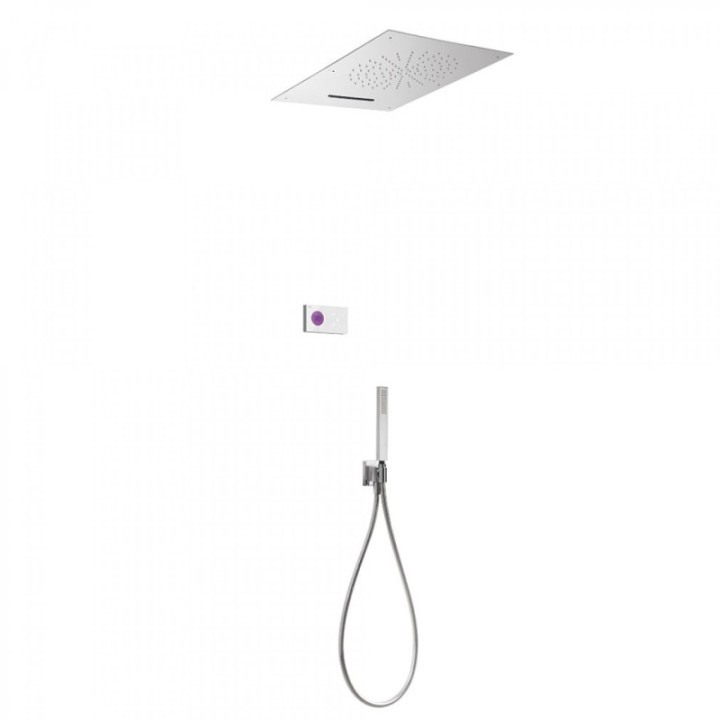 Zestaw prysznicowy TRES SHOWER TECHNOLOGY chrom/biały 09286304