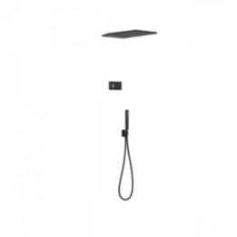 Zestaw prysznicowy TRES SHOWER TECHNOLOGY czarny mat/czarny 09288308NM