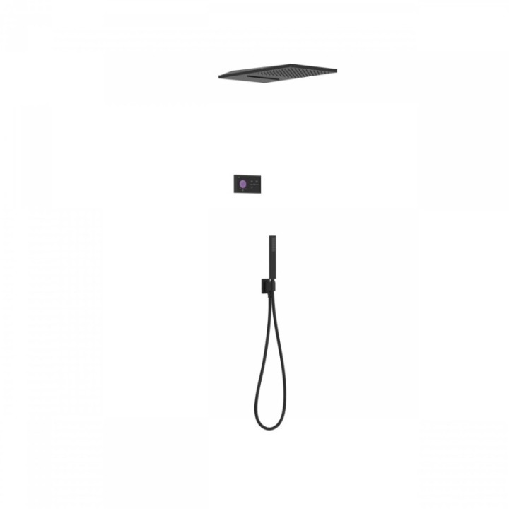 Zestaw prysznicowy TRES SHOWER TECHNOLOGY czarny mat/czarny 09288308NM