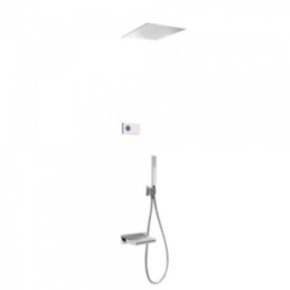 Zestaw nawannowy TRES SHOWER TECHNOLOGY chrom/biały 09286315