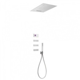 Zestaw prysznicowy TRES SHOWER TECHNOLOGY chrom/biały 09286402