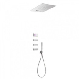 Zestaw prysznicowy TRES SHOWER TECHNOLOGY chrom/biały 09286404