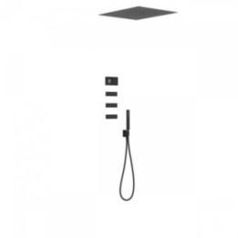 Zestaw prysznicowy TRES SHOWER TECHNOLOGY czarny mat/czarny 09288404NM