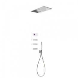 Zestaw prysznicowy TRES SHOWER TECHNOLOGY chrom/biały 09286408