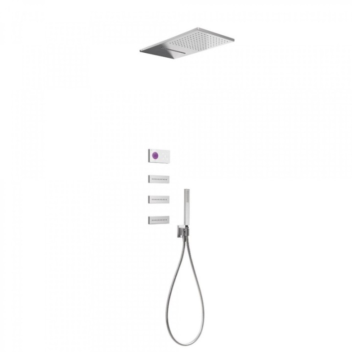 Zestaw prysznicowy TRES SHOWER TECHNOLOGY chrom/biały 09286408