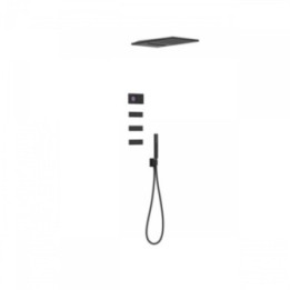 Zestaw prysznicowy TRES SHOWER TECHNOLOGY czarny mat/czarny 09288408NM
