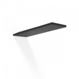 Deszczownica ścienna 160x550 mm TRES czarny mat 29990303NM