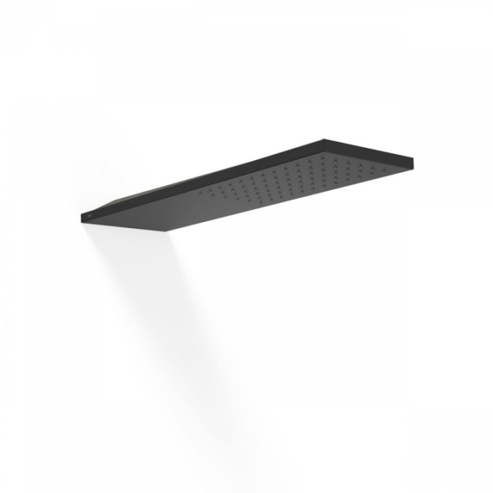 Deszczownica ścienna 160x550 mm TRES czarny mat 29990303NM