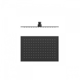 Deszczownica sufitowa 300x200 mm TRES czarny mat 134315007NM