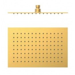 Deszczownica sufitowa 300x200 mm TRES złoty mat 134315007OM