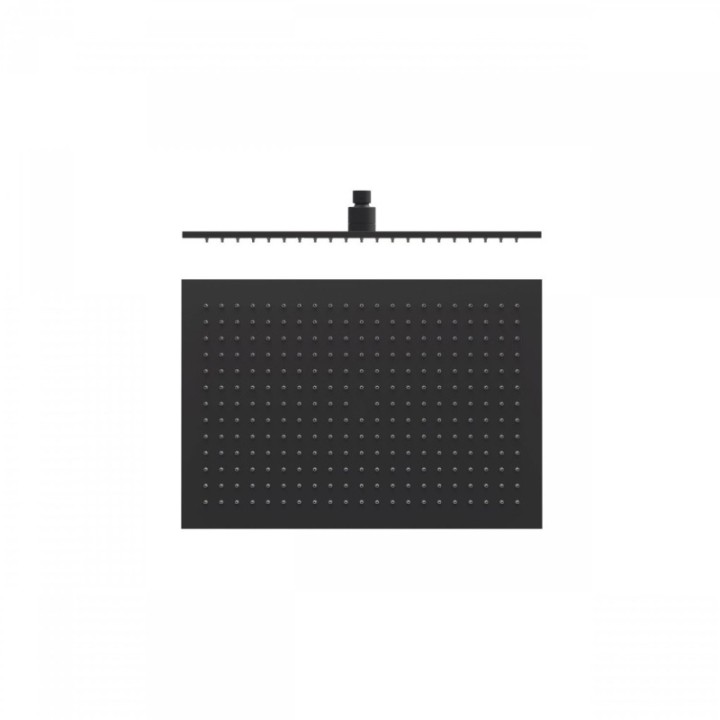 Deszczownica sufitowa 450x315 mm TRES czarny mat 29963203NM