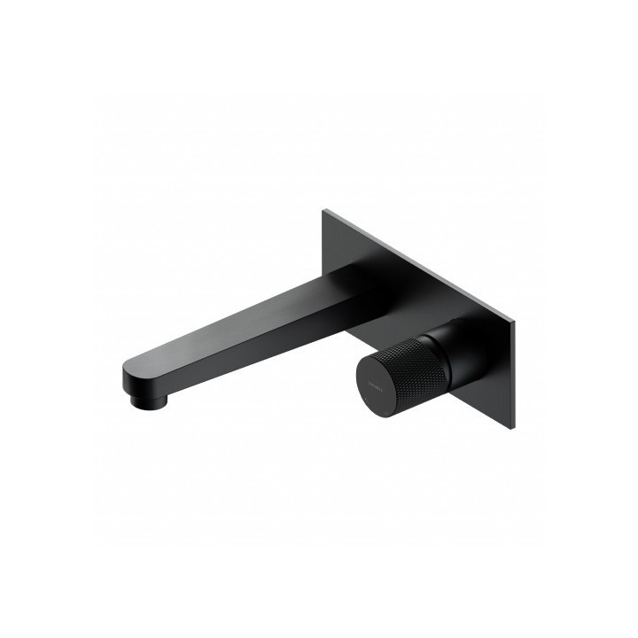 Bateria umywalkowa Omnires Contour podtynkowa antracyt CT8015AT