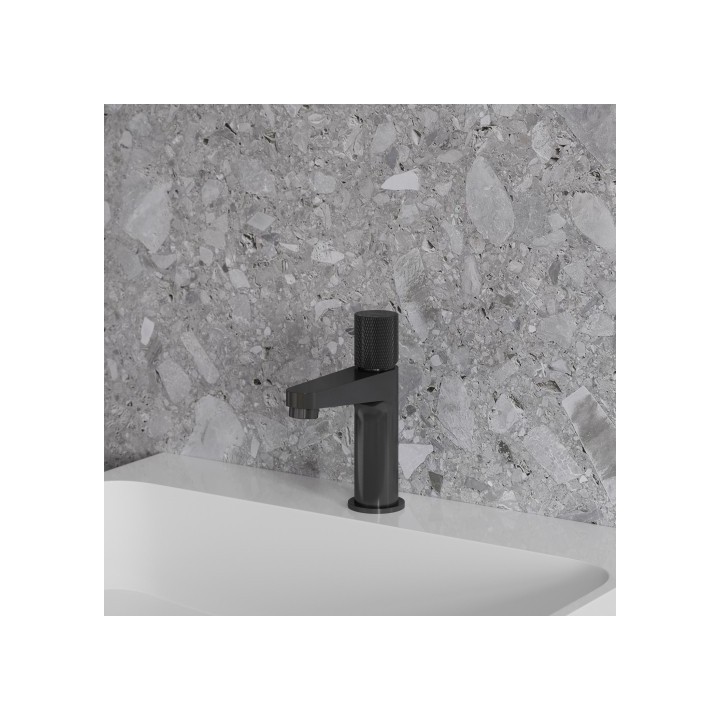 Bateria umywalkowa Omnires Contour antracyt CT8010AT