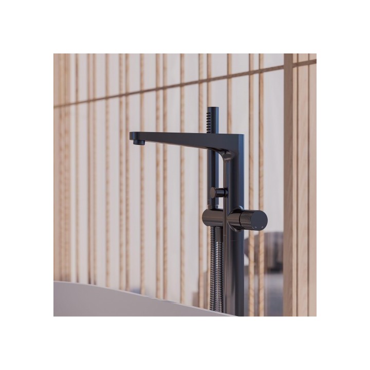 Bateria wannowa Omnires Contour wolnostojąca antracyt CT8033AT