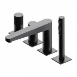 Bateria wannowa Omnires Contour 4-otworowa antracyt CT8032AT