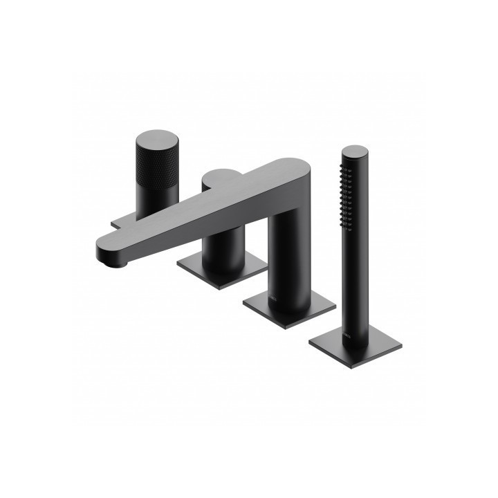 Bateria wannowa Omnires Contour 4-otworowa antracyt CT8032AT